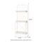 Glitzhome® 68" 3-Tier White Metal Shelf Planter Stand